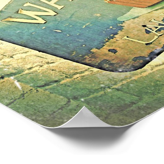  achterbordwasprogramma Startwasbuis 11x14 Poster (Hoek)