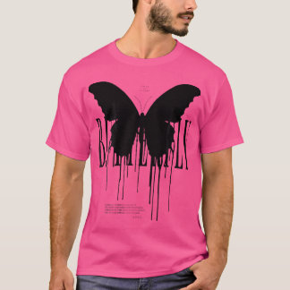 Achterdruk Streetwear Hip Hop Retro  Moth B T-shirt