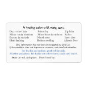 Achteretiket voor Daisy voorzijde Etiket (Voorkant)