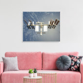 Achtergelaten internationale ruimtestation canvas afdruk (Insitu (Woonkamer))