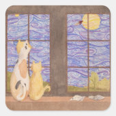 Achtergelaten Sticker (Voorkant)