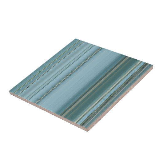 Achtergestelde blauwe grijze schaduwen tegeltje (Zijkant)