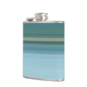 Achtergestelde kleurenstreepjes heupfles (Links)