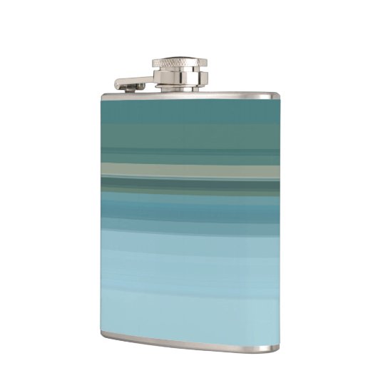 Achtergestelde kleurenstreepjes heupfles (Links)