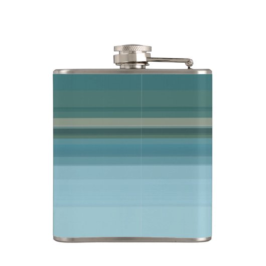 Achtergestelde kleurenstreepjes heupfles (Achterkant)