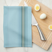 Achtergestelde kleurenstreepjes theedoek (Quarter Fold)