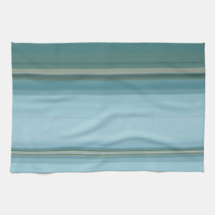 Achtergestelde kleurenstreepjes theedoek