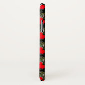 Achtergestelde rode rozen patroon Case-Mate iPhone case (Achterkant / rechts)