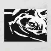 Achtergestelde Roos Art Briefkaart (Voorkant)