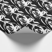 Achtergestelde Roos Art Cadeaupapier (Hoek)