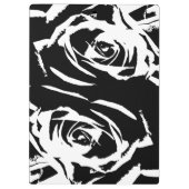 Achtergestelde Roos Art Klembord (Achterkant)