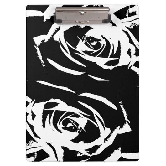 Achtergestelde Roos Art Klembord (Voorkant)