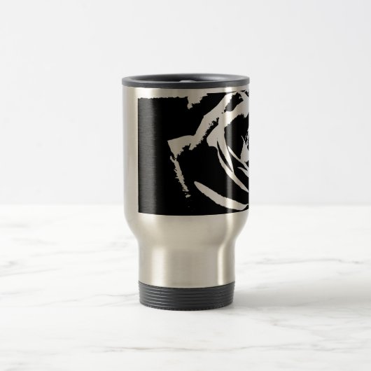 Achtergestelde Roos Art Reisbeker (Center)