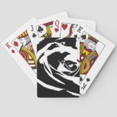 Achtergestelde Roos Art Speelkaarten (Achterkant)