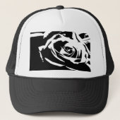 Achtergestelde Roos Art Trucker Pet (Voorkant)