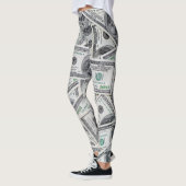 Achtergrond 100 dollarbiljetten. leggings (Links)