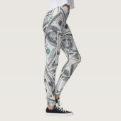Achtergrond 100 dollarbiljetten. leggings (Rechts)