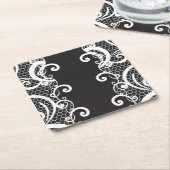 Achtergrond 1 kartonnen onderzetters (Schuin)