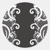 Achtergrond 1 ronde sticker (Voorkant)