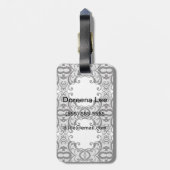 Achtergrond 2 bagagelabel (Achterkant verticaal)