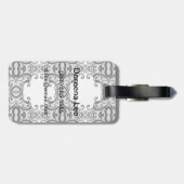 Achtergrond 2 bagagelabel (Achterkant horizontaal)