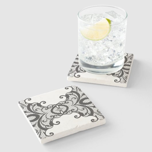 Achtergrond 2 stenen onderzetter (Zijkant)