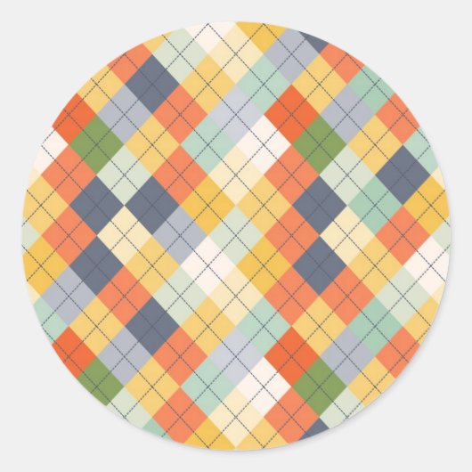 Achtergrond 2 van Sweater Ronde Sticker (Voorkant)