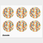Achtergrond 2 van Sweater Ronde Sticker (Vel)