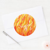 Achtergrond 3 ronde sticker (Envelop)