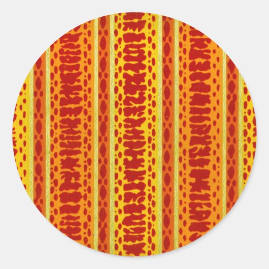 Achtergrond 6 van meer dan 1960 ronde sticker (Voorkant)