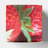 Achtergrond aardbeien bedankdoosjes (Bovenkant)