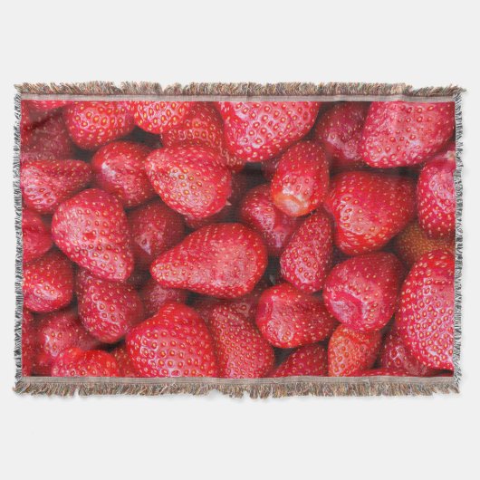 Achtergrond aardbeien deken (Voorkant)