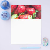 Achtergrond aardbeien flyer (Enkel)