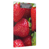 Achtergrond aardbeien klembord (Rechts)
