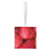 Achtergrond aardbeien kubus ornament (Rechts)