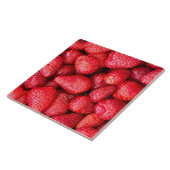Achtergrond aardbeien tegeltje (Zijkant)