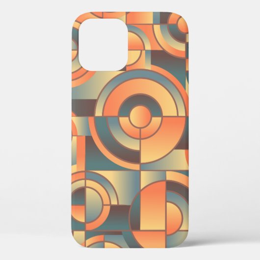 Achtergrond-abstract-oranje-blauw Case-Mate iPhone Case (Achterkant)