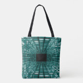 achtergrond abstract perspectief tote bag (Achterkant)