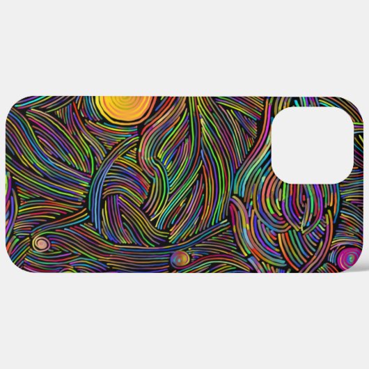 Achtergrond-abstract-psychedelisch Case-Mate iPhone Case (Achterkant (horizontaal))