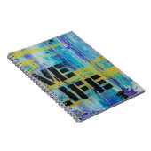 Achtergrond abstracte graffiti notitieboek (Rechterzijde)