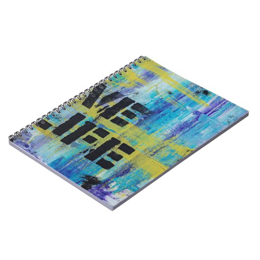 Achtergrond abstracte graffiti notitieboek (Linkerzijde)