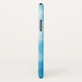Achtergrond abstracte handtekening Waterverf: Blau Case-Mate iPhone Case (Achterkant / rechts)