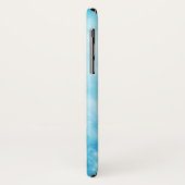 Achtergrond abstracte handtekening Waterverf: Blau Case-Mate iPhone Case (Achterkant/links)
