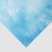 Achtergrond abstracte handtekening Waterverf: Blau Tissuepapier (Detail)