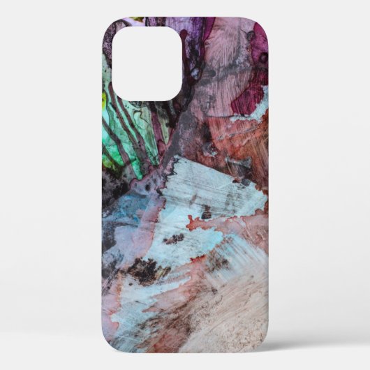 Achtergrond Abstracte inktstructuur Case-Mate iPhone Case (Achterkant)