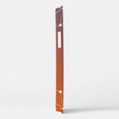 Achtergrond abstracte lijn Case-Mate iPhone case (Achterkant / Rechts)