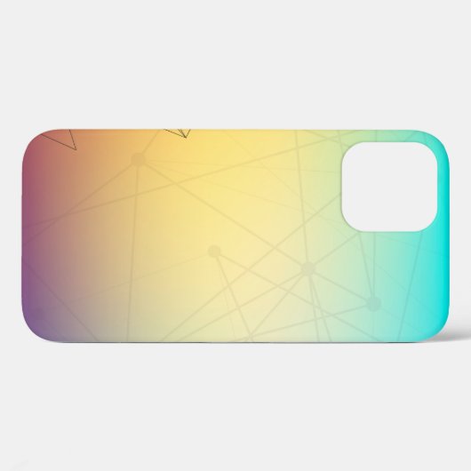 Achtergrond abstracte lijn Case-Mate iPhone case (Achterkant (horizontaal))