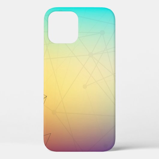 Achtergrond abstracte lijn Case-Mate iPhone case (Achterkant)