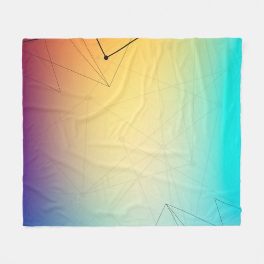 Achtergrond abstracte lijn fleece deken (Voorkant (Horizontaal))