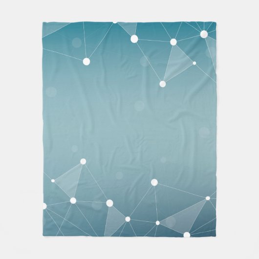 Achtergrond abstracte lijn fleece deken (Voorkant)
